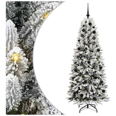 Albero di Natale artificiale con 300 LED Bianco 180 cm - Foto 1