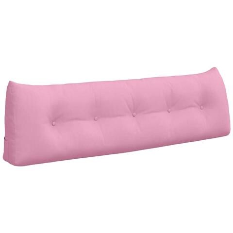 Cuscino per Schiena Rosa 160 x 24 x 50 cm Tessuto - Foto 1
