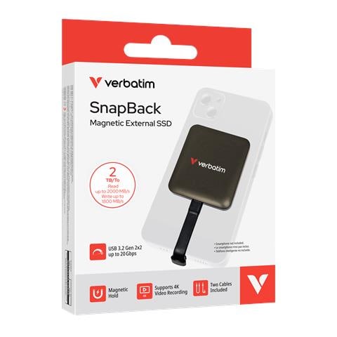 SSD Esterno 2 TB SnapBack USB-C 3.2 Gen 2x2 Nero - Foto 6