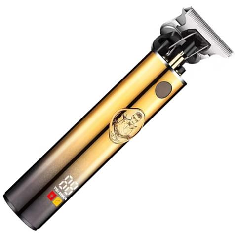 Tagliacapelli Elettrico Oro Con Display Lcd, Lama In Ceramica E Lunghezza Regolabile - Foto 2