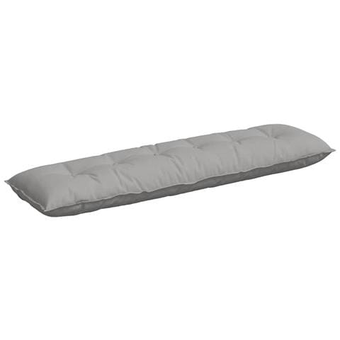 Cuscino per Schiena Grigio Nuvola 180 x 19 x 50 cm Tessuto - Foto 1
