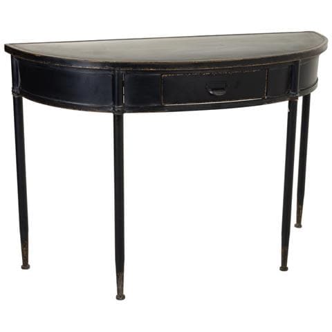 Mobile Da Ingresso In Metallo Nero 120x44x80h - Foto 1