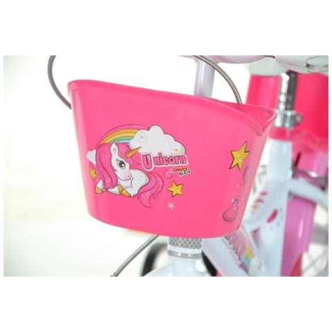 Bici Da Bambina Misura 14'' Art. 144r-un Bicicletta Da Bimba Linea Unicorn - Foto 2