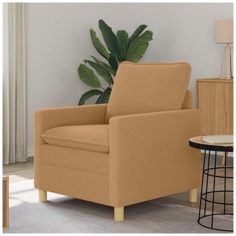 Divano Beige 76 x 81 x 87,5 cm Tessuto - Foto 2
