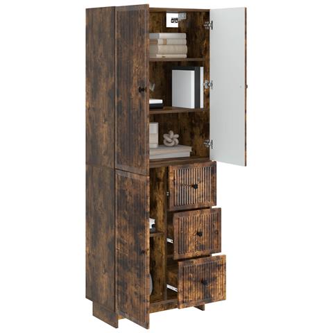 Set di armadi 2 pcs 66 x 34,5 x 90 cm Legno ingegnerizzato - Foto 2