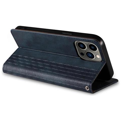 Cintura Magnetica Per Iphone 12 Pro Con Portafoglio + Mini Ciondolo Blu - Foto 2
