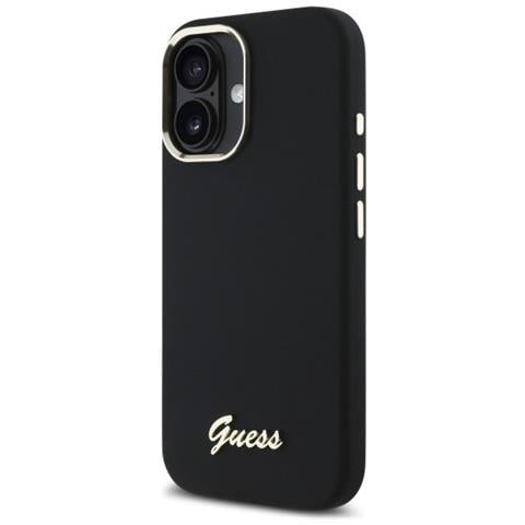 Custodia Iphone 16 Plus Guess Nera Con Logo - Una Scelta Affidabile - Foto 2