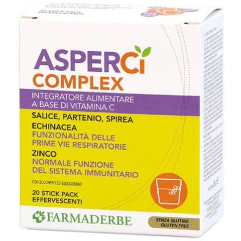 Asper Ci Complex 20 Stick Pack Effervescenti 4,4 g - Foto 1