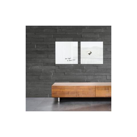 Lavagna Magnetica in Vetro Artverum 48 x 48 cm Super Bianco - Foto 2
