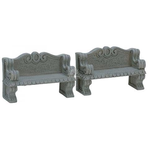 Panchine Di Pietra - Stone Bench Set Da 2 Cod. 74612 - Foto 1