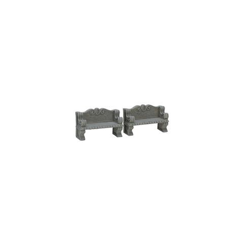 Panchine Di Pietra - Stone Bench Set Da 2 Cod. 74612 - Foto 3