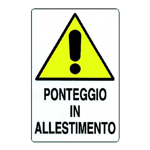 Cartello In Polionda Ponteggio In Allestimento 60x40 Cm - Foto 2