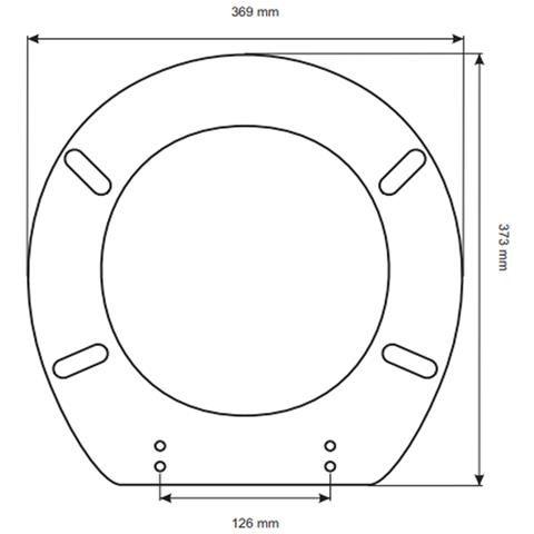 Copriwater Ideal Standard Small Bianco Euro Cerniera Cromo-sedile-asse Wc - Foto 4