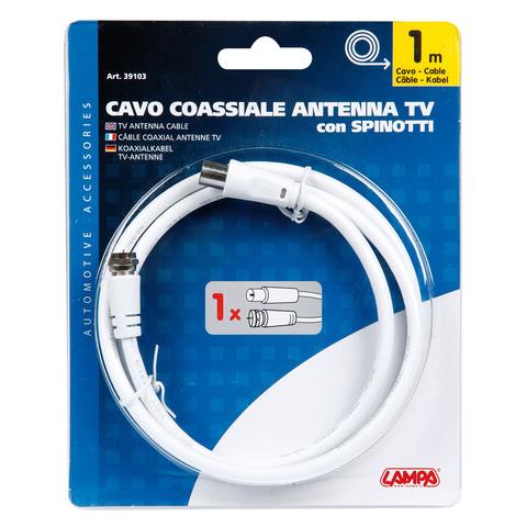 Cavo Coassiale Antenna Tv 1mt - Foto 2