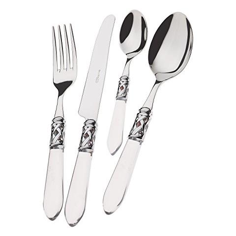 Posate Aladdin, Set 24 Pz. Scatola Compact - Trasparente Cromata - Foto 1