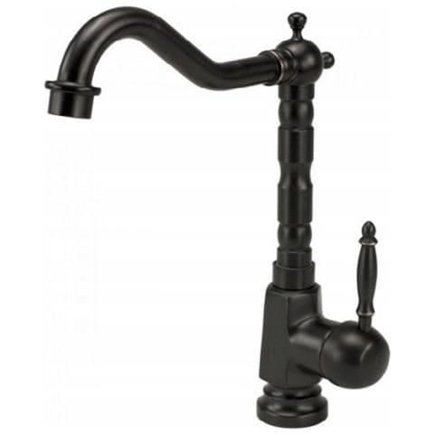 Vintage Alto Forma Retrò piùdi Rubinetto Lavabo Bagno Vecchio Nero - Foto 1
