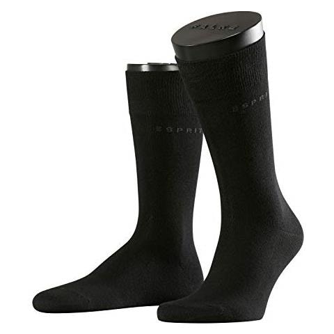 Esprit Basic Uni Socks 2p Calzini, Nero (black 3000), 39/42 (taglia Produttore: 39-42) (pacco Da 2) Uomo - Foto 1