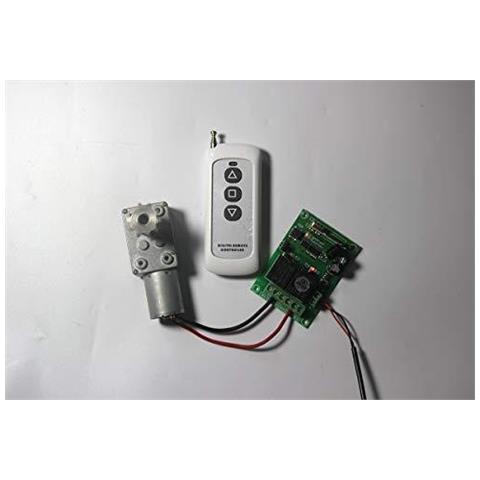 Cc 12v Motore Radio Telecomando Di Controllo Del Motore Di Cc Interruttore A Distanza Wireless Controller Comando A Distanza Per Il Motore In Avanti Di Arresto Inversione Del Motore Grande 433mhz Telecomando - Foto 2