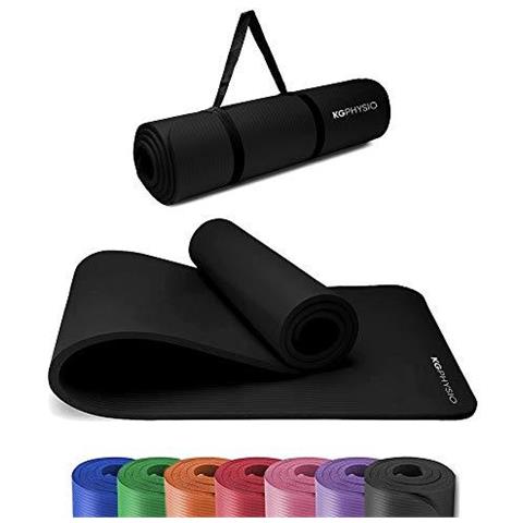 Antiscivolo Yoga Mat Con Cinturino - Esercizio Mat Ideale Per Hiit Pilates Yoga E Gli Allenamenti Fitness 183 X 60 X 1 Cm - Foto 1