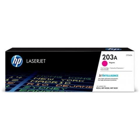 Toner Originale Cf543a Magenta Laserjet Color M280 M281 M254 203a Capacita 1.300 Pagine - Foto 2