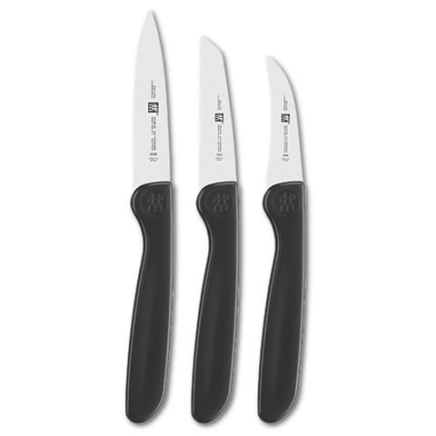Set of knives, 9 cm, 28 cm, Acciaio inossidabile, Nero, Acciaio inossidabile - Foto 1