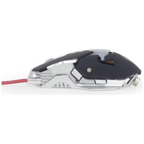 MUSG-05 USB 4000DPI Nero, Argento mouse - Foto 2