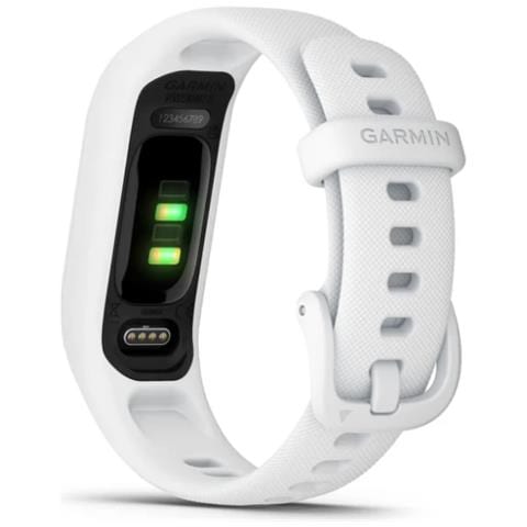 Activity Tracker Vívosmart 5 Impermeabile 5ATM Display OLED Bluetooth / GPS per Fitness con Contapassi e Cardiofrequenzimetro Taglia S/M Bianco - Foto 5