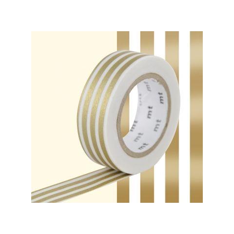 Nastro Adesivo Decorativo Linee - Oro - 1,5 Cm X 7 M - Foto 1