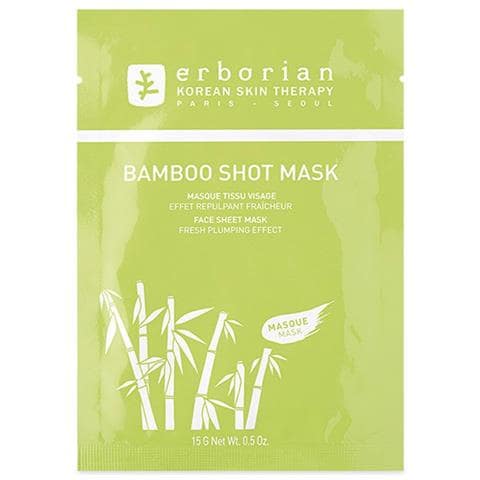 Shot Mask Tessuto Viso Effetto Repulpant Freschezza 15g Bamboo Erborian - Foto 1
