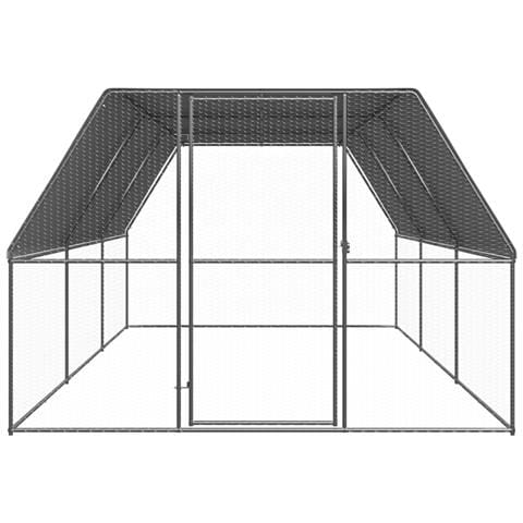 Gabbia per Polli da Esterno 3x6x2 m in Acciaio Zincato - Foto 5