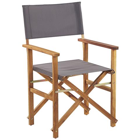 Set Di 2 Sedie Legno Di Acacia Chiaro Grigio Motivo Tucani Multicolore Cine - Foto 6