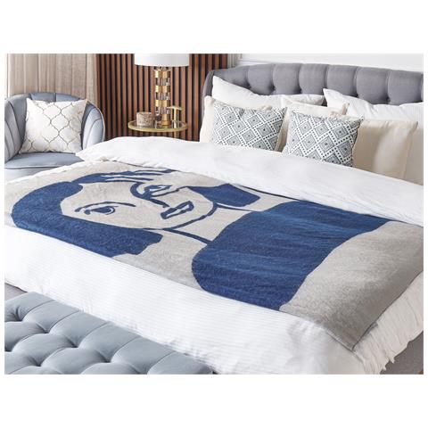 Coperta Halede 130 X 170 Cm Blu - Foto 1