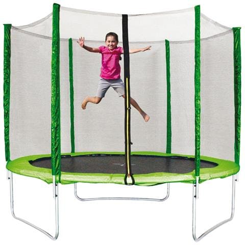 Trampolino Tappeto Elastico Jumping Con Rete Di Protezione Diametro Jumpy - Foto 1