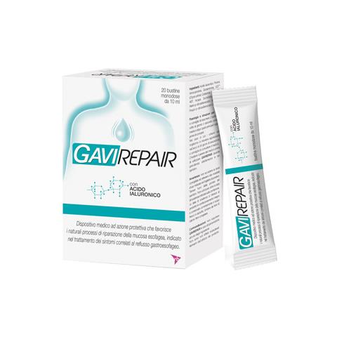 Gavirepair Sospensione Orale Contro I Sintomi Del Reflusso Gastroesofageo Gusto Ciliegia 20 Bustine - Foto 1