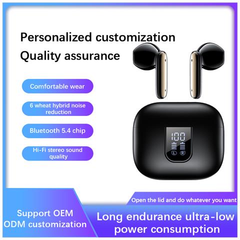 Auricolari Tws: Cancellazione Del Rumore A 6 Microfoni Per Un Audio Cristallino Black - Foto 6