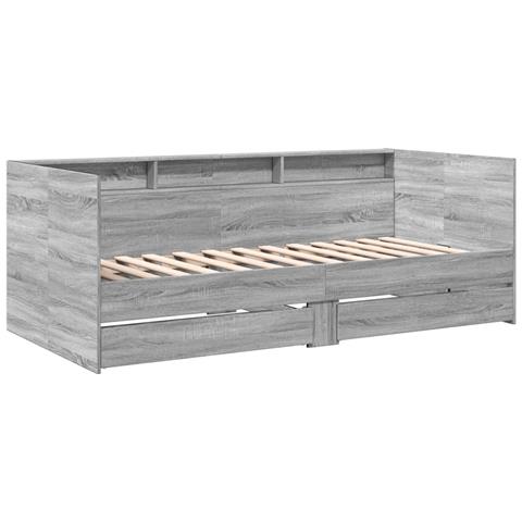 Divano Letto Con Cassetti Senza Materasso 90x190 Cm - Foto 3