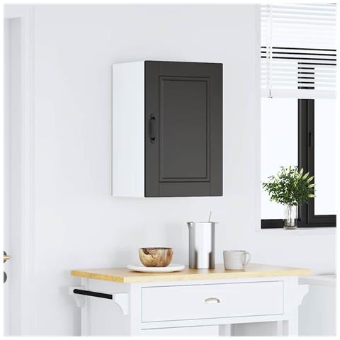 Pensile Da Cucina Porto Nero In Legno Multistrato - Foto 3