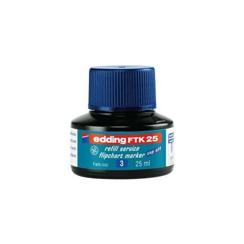4-ftk25003 Ricarica Per Evidenziatori Blu 25 Ml 1 Pz - Foto 1