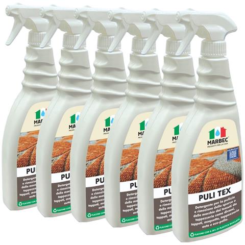 Puli Tex 750mlx6pz - Detergente Per Pulire Divano, Tappeti E Moquette - Foto 1