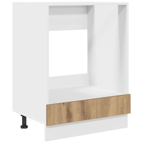 Armadio forno in rovere artigianale 60x46x81.5 cm in legno ingegnerizzato - Foto 1