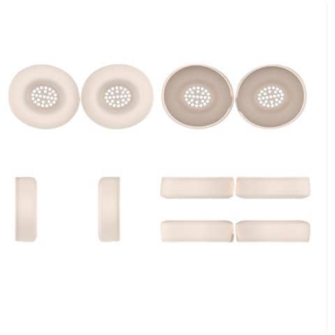 Cuscinetti Auricolari Di Ricambio In Silicone Per Cuffie Bluetooth Beats Solo 4 Beige - Foto 1