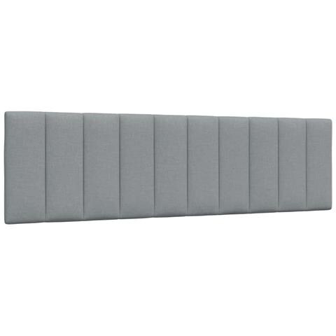 Cuscino Testiera Grigio Chiaro 180 cm in Tessuto - Foto 1