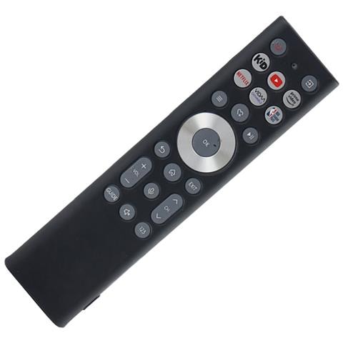 Custodia Protettiva In Silicone Compatibile Con Telecomando Tv Hisense Erf6f80h - Antiscivolo, Antiurto Black - Foto 1