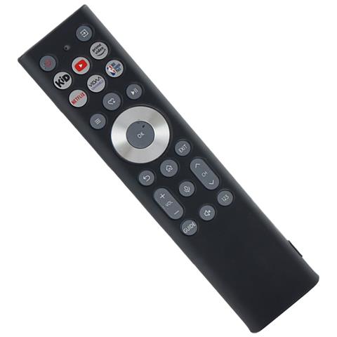 Custodia Protettiva In Silicone Compatibile Con Telecomando Tv Hisense Erf6f80h - Antiscivolo, Antiurto Black - Foto 3