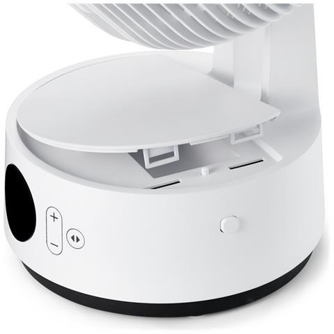 Meacofan Sefte® 8"" Ventilatore Portatile Con Batteria Sostituibile Interno/esterno Silenzioso 12 Velocità Modalità Eco Intelligente Bianco - Foto 6