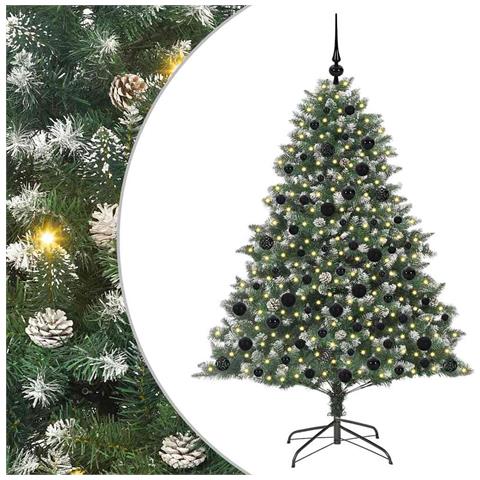 Albero di Natale artificiale con 300 LED Verde 180 cm - Foto 1
