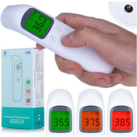Termometro Medico A Infrarossi - Misurazione Senza Contatto | Display Lcd, Memoria 32 Misurazioni, Batteria | Uso Domestico E Medico - Foto 1