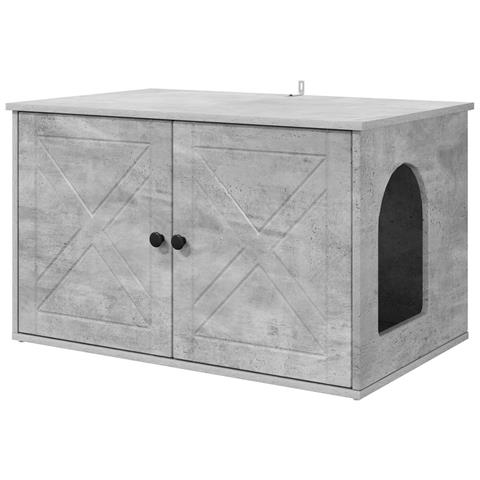 Casa per Gatti Calcestruzzo 85 x 55 x 50 cm Legno multistrato - Foto 1