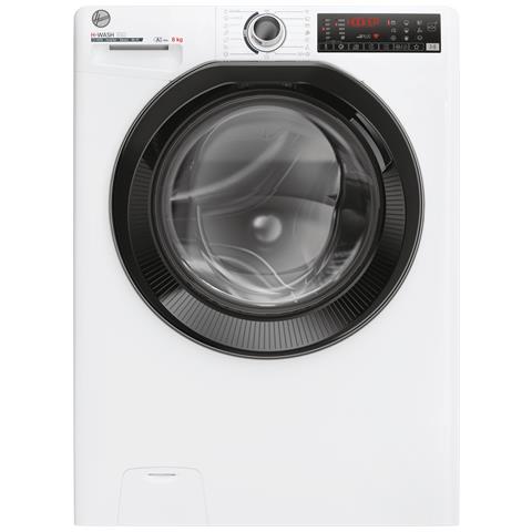 H-WASH 350, Lavatrice Carica Frontale 8 KG, 10% più efficente della classe A, 1400 giri, Bianco, Inverter, Vapore, Wi-Fi, H3WPS486TMB6-S - Foto 2