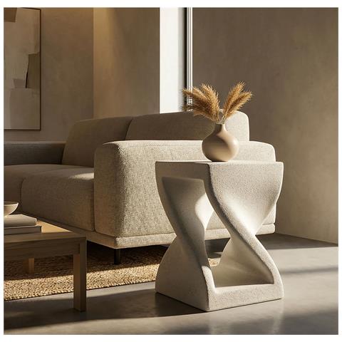 Tavolino Vkh1074-beige-mgo-34x34x45 Cm - Foto 8